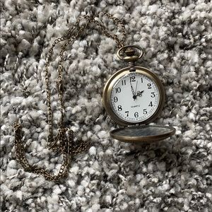 4 for $20! NEW quartz gold pocket watch